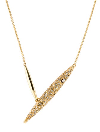 Alexis Bittar Crystal Encrusted Pendant Necklace