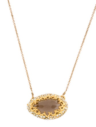 Alexis Bittar Crystal Pendant Necklace