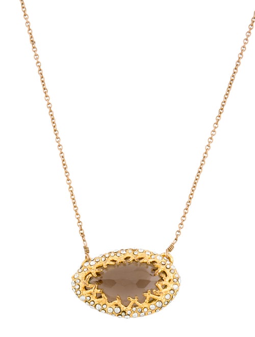Alexis Bittar Crystal Pendant Necklace