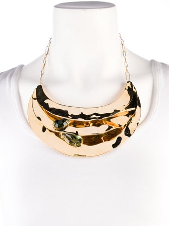 Alexis Bittar Stone Triple Layered Collar Necklace