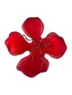 Alexis Bittar Lucite Flower Brooch Pin