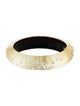 Alexis Bittar Crystal Encrusted Lucite Hinged Bangle