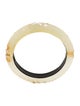 Alexis Bittar Crystal Encrusted Lucite Hinged Bangle