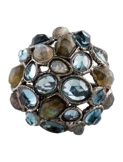 Alexis Bittar Crystal Encrusted Cocktail Ring