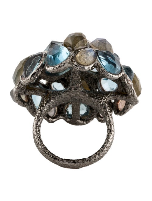 Alexis Bittar Crystal Encrusted Cocktail Ring