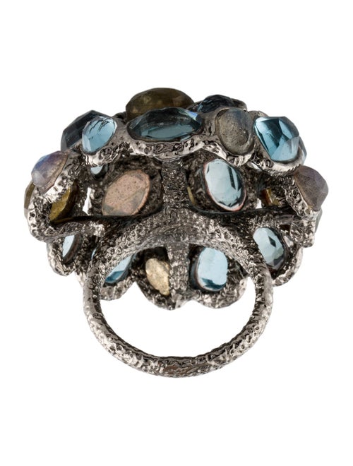 Alexis Bittar Crystal Encrusted Cocktail Ring