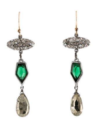 Alexis Bittar Crystal Drop Earrings
