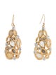 Alexis Bittar Crystal, Faux Pearl & Mother Of Pearl Doublet Custer Drop Earrings