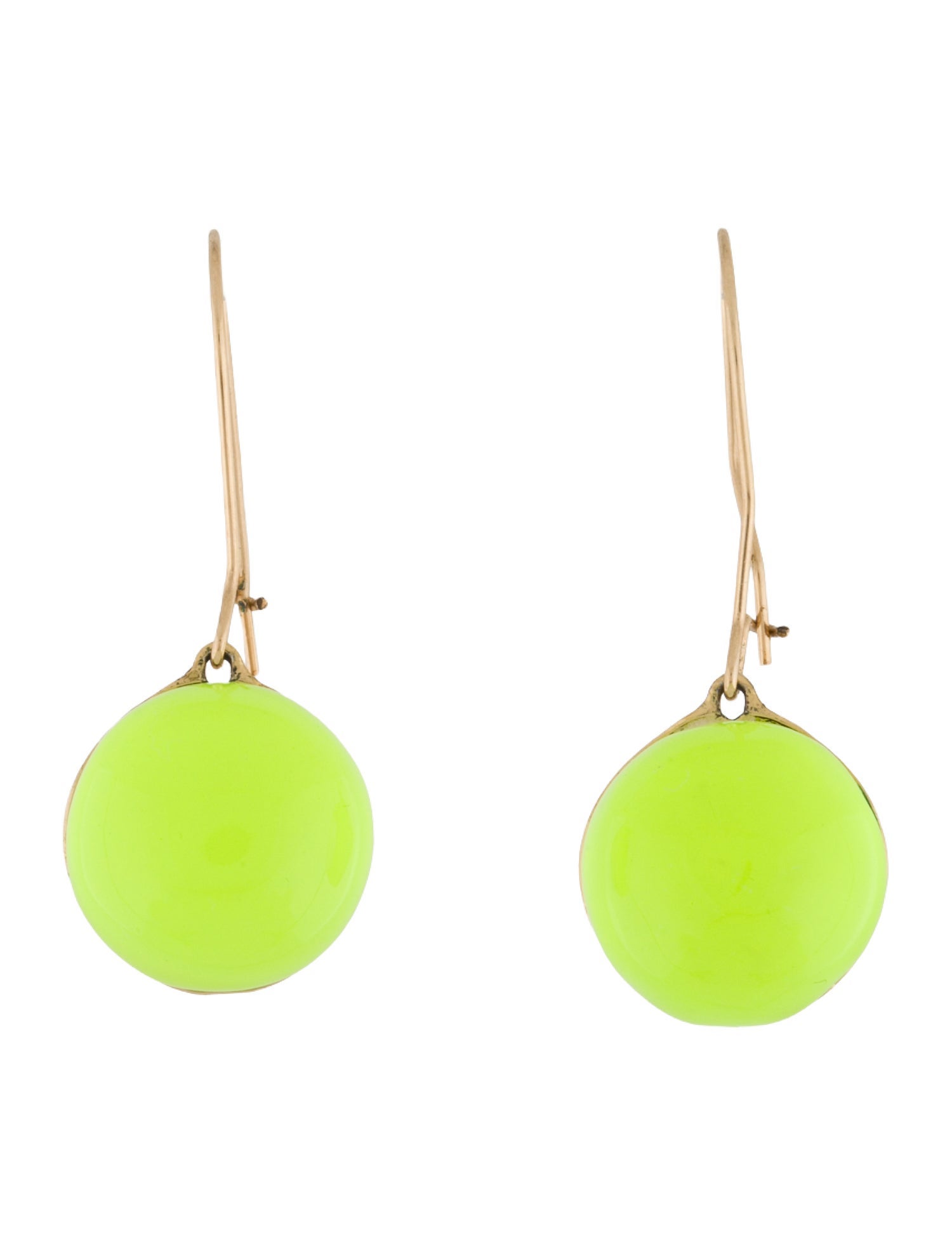 Alexis Bittar Lucite Circle Drop Earrings