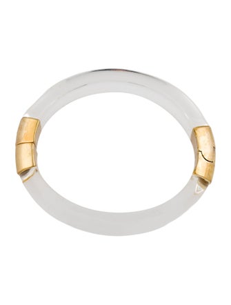 Alexis Bittar Lucite Hinge Bangle Bracelet