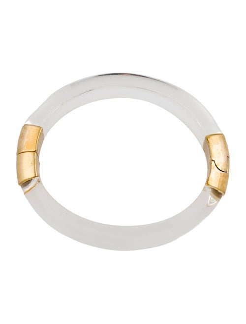 Alexis Bittar Lucite Hinge Bangle Bracelet