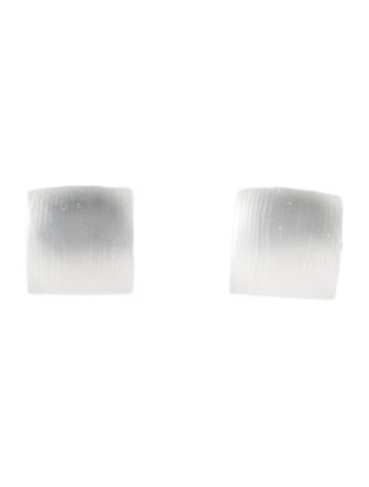 Alexis Bittar Lucite Square Clip-On Earrings