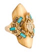 Alexis Bittar Stone, Crystal & Lucite Cocktail Ring