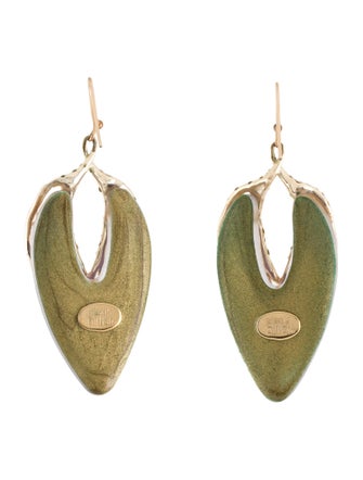 Alexis Bittar Lucite & Crystal Drop Earrings