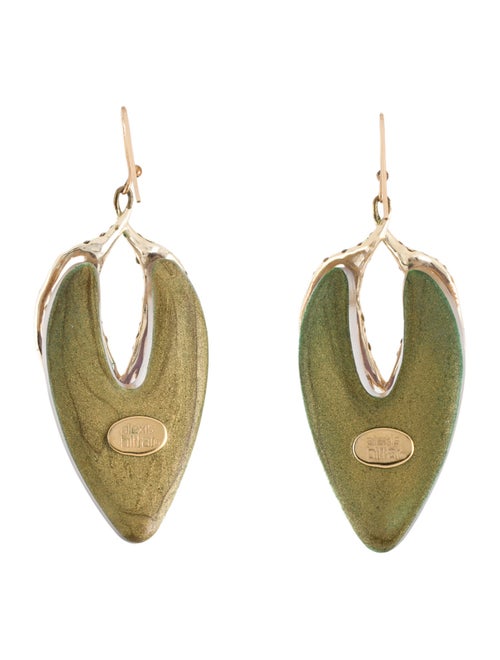 Alexis Bittar Lucite & Crystal Drop Earrings