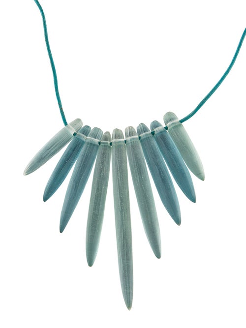 Alexis Bittar Lucite Cord Collar Necklace