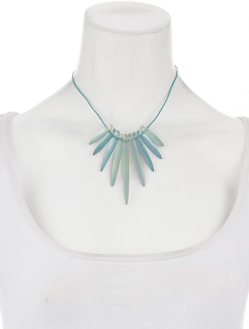 Alexis Bittar Lucite Cord Collar Necklace