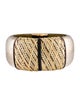 Alexis Bittar Raffia & Lucite Hinged Bangle Bracelet