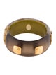 Alexis Bittar Pyramid Studded Hinge Bangle Bracelet