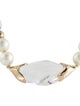 Alexis Bittar Lucite & Faux Pearl Pendant Necklace