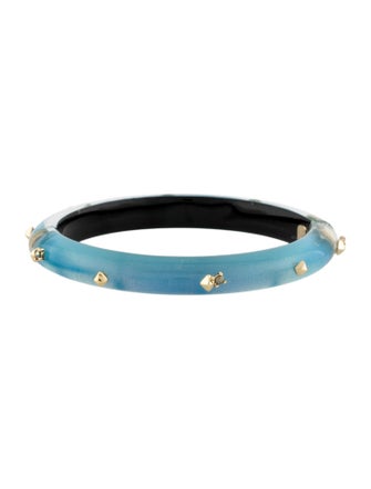 Alexis Bittar Crystal & Lucite Hinge Bracelet