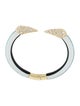 Alexis Bittar Crystal Pyramid Break Hinge Bracelet