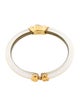 Alexis Bittar Crystal & Lucite Hinge Bangle Bracelet