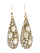 Alexis Bittar Lucite & Crystal Encrusted Dust Dew Drop Earrings