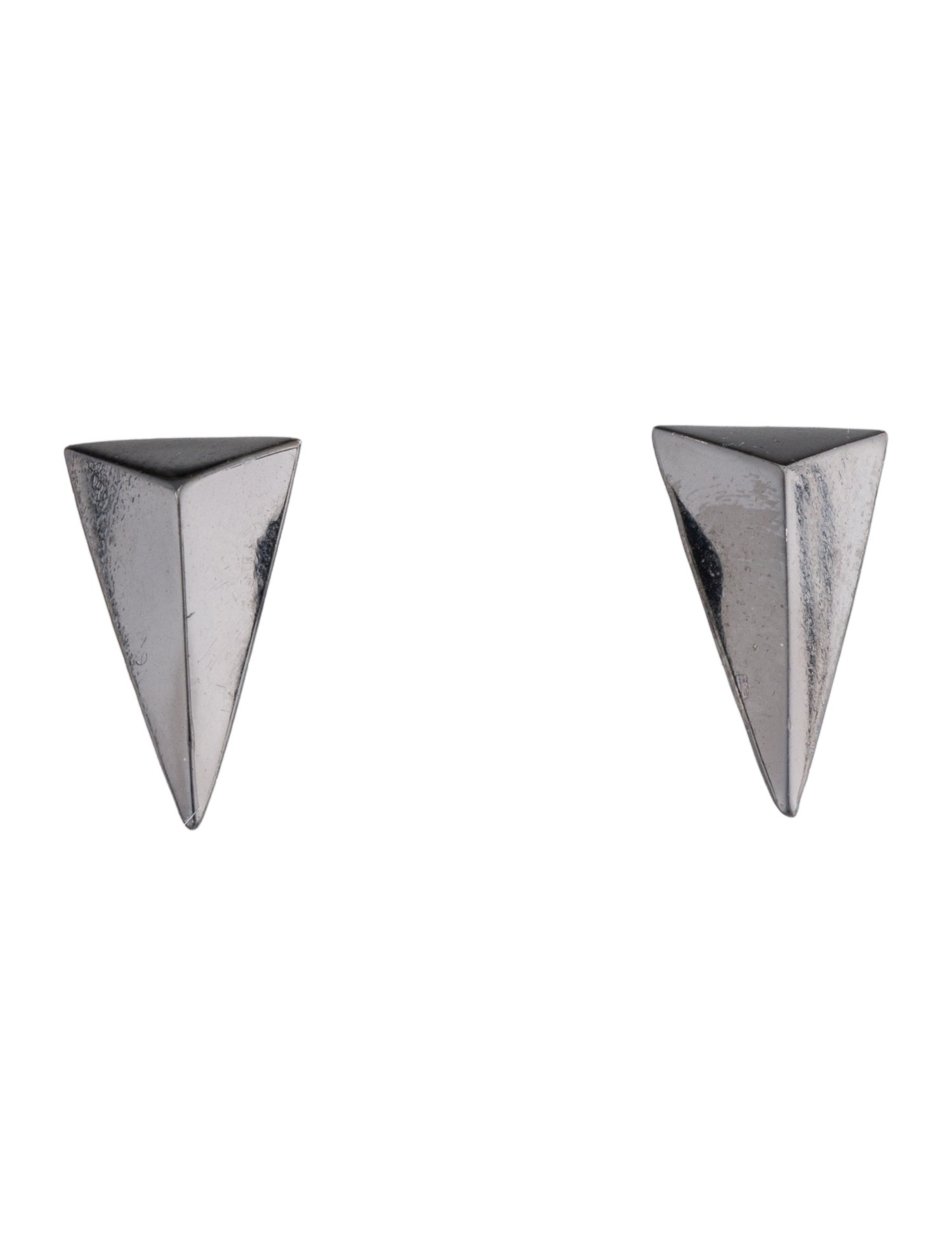 Alexis Bittar Pyramid Spike Stud Earrings
