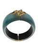 Alexis Bittar Lucite & Crystal Hinged Bangle