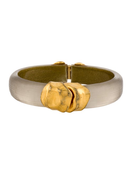 Alexis Bittar Lucite Hinge Bangle Bracelet