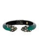 Alexis Bittar Lucite & Crystal Hinged Cuff Bracelet