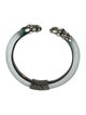 Alexis Bittar Lucite & Crystal Hinged Cuff Bracelet
