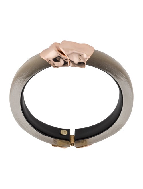 Alexis Bittar Lucite Molten Hinged Bangle Bracelet