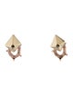 Alexis Bittar Crystal Encrusted Spiked Stud Earrings
