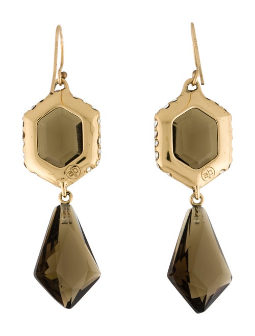Alexis Bittar Crystal & Stone Drop Earrings