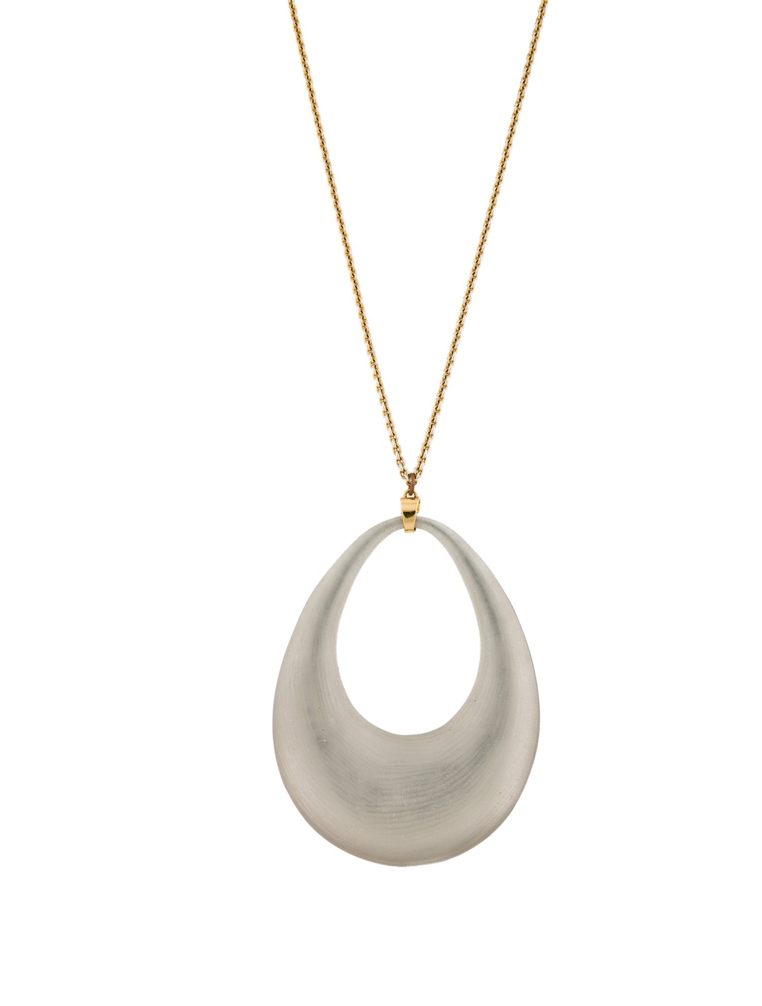 Alexis Bittar Lucite Pendant Necklace