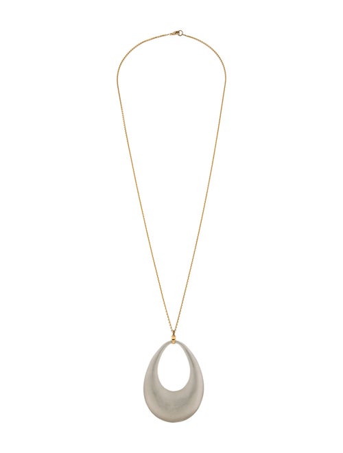 Alexis Bittar Lucite Pendant Necklace