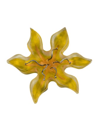 Alexis Bittar Lucite Flower Brooch