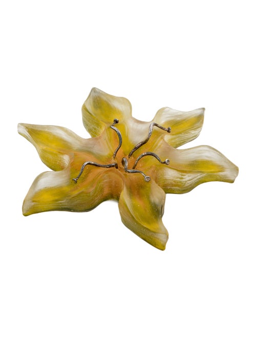 Alexis Bittar Lucite Flower Brooch