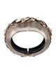Alexis Bittar Lucite & Crystal Vine Hinged Bangle