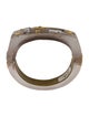 Alexis Bittar Crystal & Lucite Hinged Bangle Bracelet