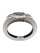 Alexis Bittar Lucite & Crystal Hinged Bangle Bracelet