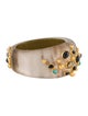 Alexis Bittar Lucite Hinged Bangle Bracelet