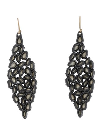 Alexis Bittar Crystal Pavo Nova Marquis Drop Earrings