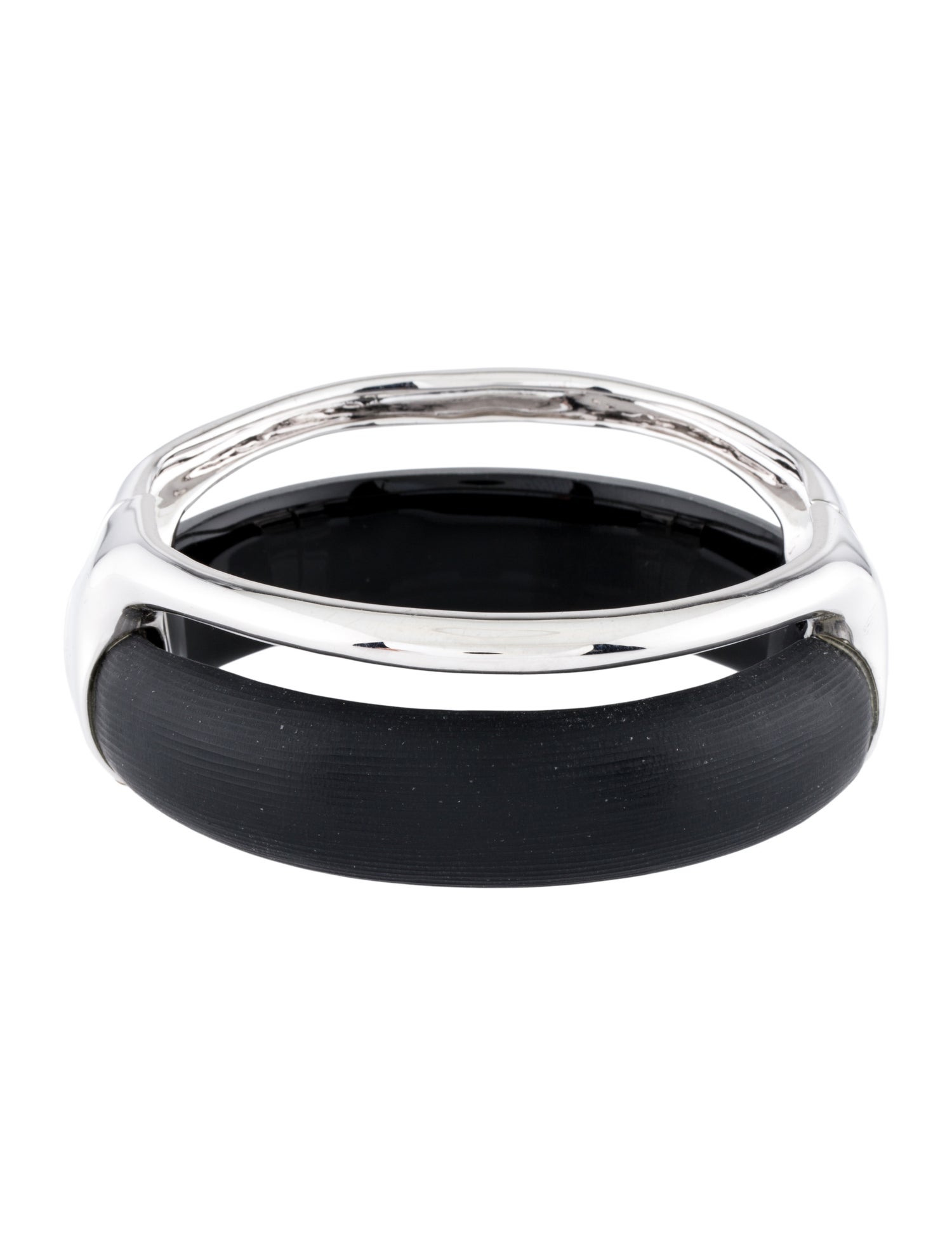 Alexis Bittar Lucite Double Stack Hinged Bangle