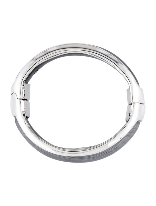 Alexis Bittar Lucite Double Stack Hinged Bangle