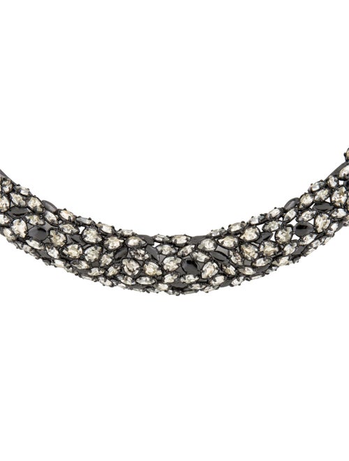 Alexis Bittar Crystal Nova Hinged Collar Necklace