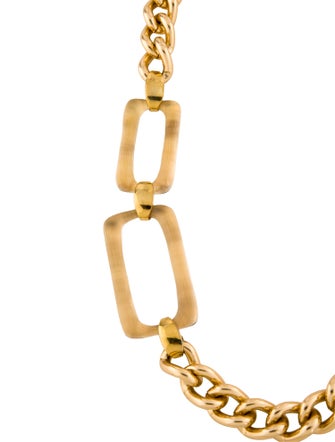 Alexis Bittar Lucite Link Chain Necklace
