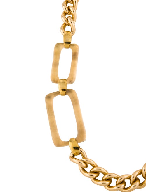 Alexis Bittar Lucite Link Chain Necklace